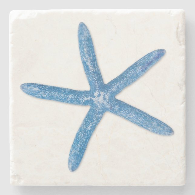 Dessous-de-verre En Pierre Starfish bleu (Devant)