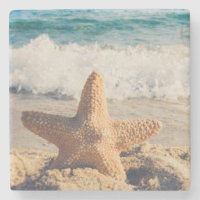 Starfish sur une plage de sable Photo