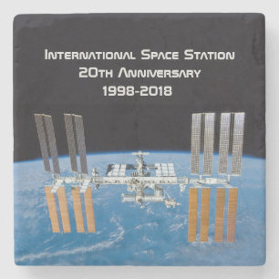 Dessous-de-verre En Pierre Station spatiale internationale ISS 20e anniversai