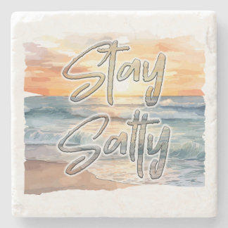 Dessous-de-verre En Pierre Stay Salty Sunset Beach