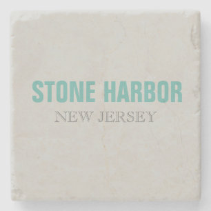 Dessous-de-verre En Pierre Stone Harbour New Jersey Beach Style