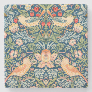 Dessous-de-verre En Pierre Strawberry Thief (par William Morris)
