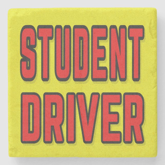 Dessous-de-verre En Pierre Student Driver (Devant)