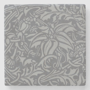 Dessous-de-verre En Pierre Style Scottish Thistle Knot William Morris