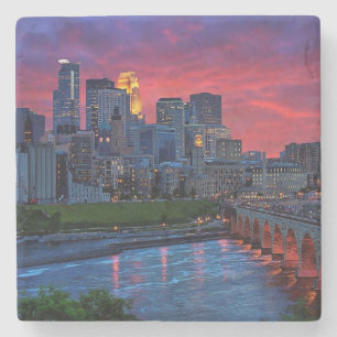 Dessous-de-verre En Pierre Sucrerie d'oeil de Minneapolis