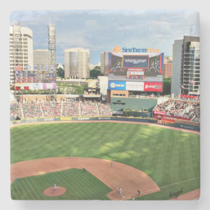 Dessous-de-verre En Pierre Sun trust Field, Atlanta Baseball,