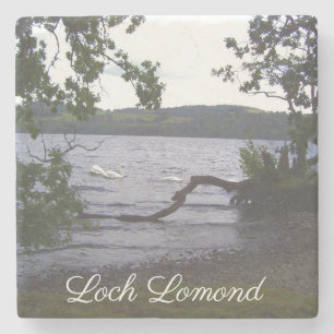 Dessous-de-verre En Pierre Swans sur Loch Lomond