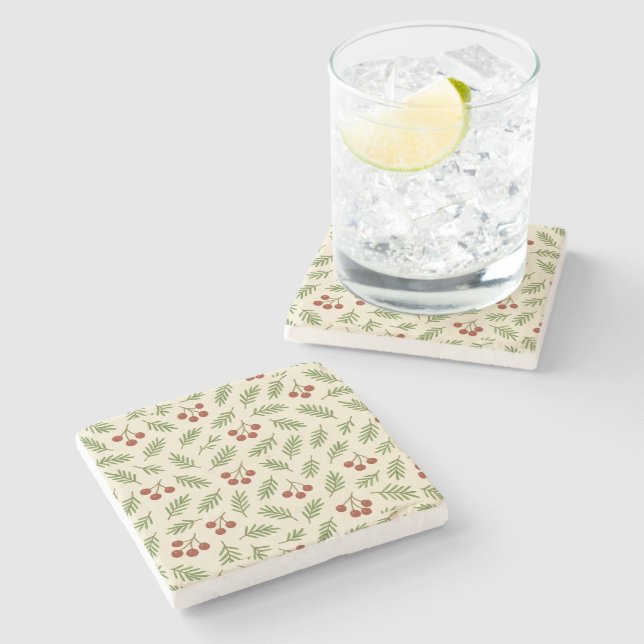 Dessous-de-verre En Pierre Sweet Cherry Natural Harmony (Côté)