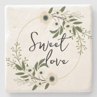 Dessous-de-verre En Pierre Sweet Love