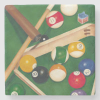 Table de billard Lifelike avec boules et craie