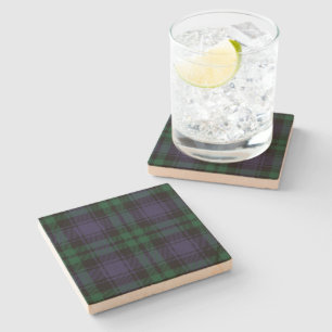 Dessous-de-verre En Pierre Tartan Black Watch, Plaid