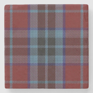 Dessous-de-verre En Pierre Tartan Clan MacTavish de la Vieille Taverne Écossa