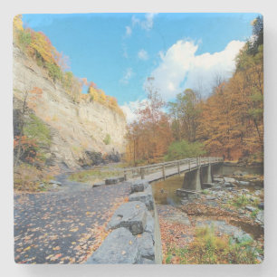 Dessous-de-verre En Pierre Taughannock tombe parc d'état
