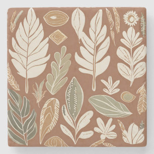 Dessous-de-verre En Pierre Terracotta Fleur sauvage Rustic Spring Home Décor
