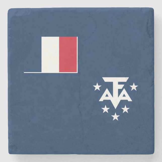 Dessous-de-verre En Pierre Terres australes françaises de l'Antarctique (Devant)