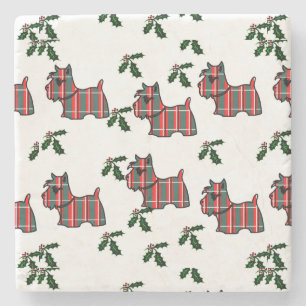 Dessous-de-verre En Pierre Terrier Écossais