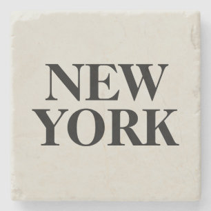 Dessous-de-verre En Pierre Texte de New York 