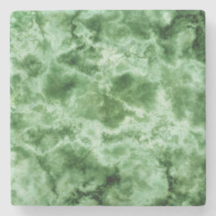 Dessous-de-verre En Pierre Texture de marbre vert