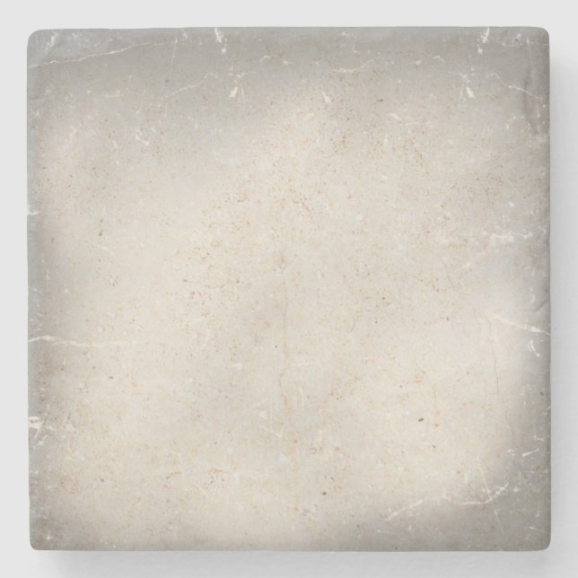 Dessous-de-verre En Pierre Texture de papier encadré d'ombre - Beige (Devant)