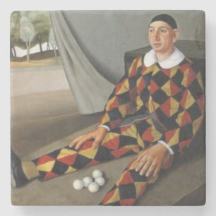 Dessous-de-verre En Pierre The Juggler (par Antonio Donghi)