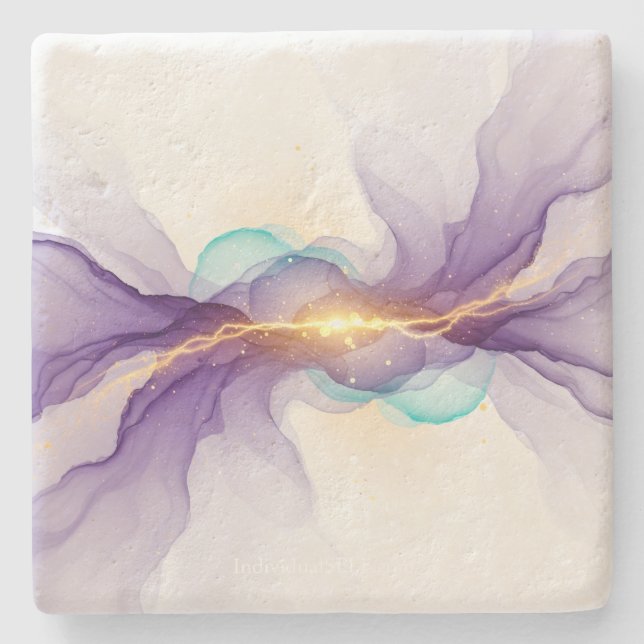 Dessous-de-verre En Pierre The Living Blueprint Stone Coaster (Devant)