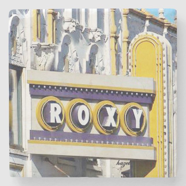 Dessous-de-verre En Pierre Théâtre Roxy Atlanta, Théâtre Roxy (Devant)