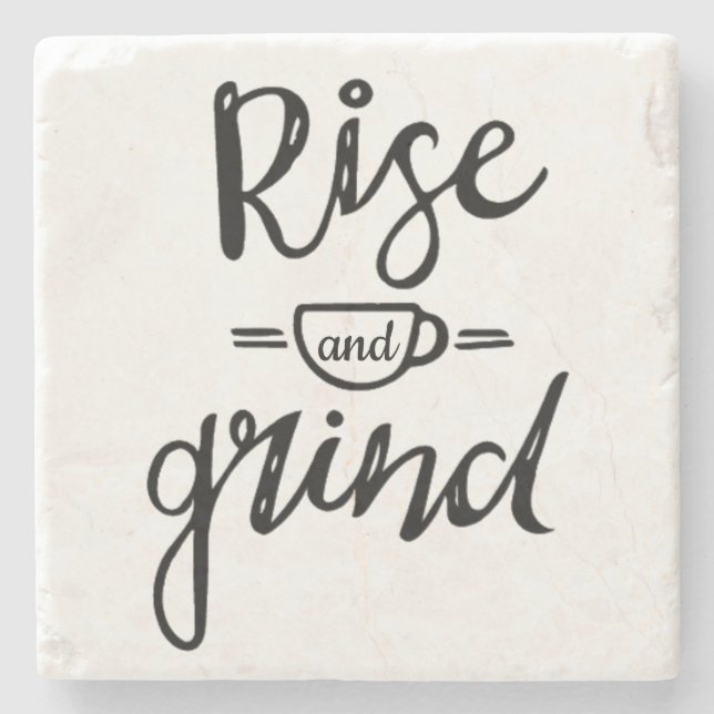 Dessous-de-verre En Pierre Thème café (Devant)