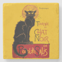 Theophile Steinlen - Le Conversation Noir Vintage