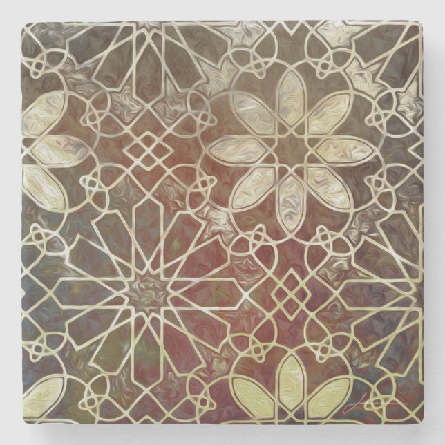 Dessous-de-verre En Pierre Titres mystiques II (Devant)