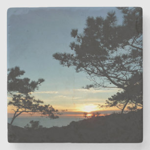 Dessous-de-verre En Pierre Torrey Pine Sunset III Paysage californien
