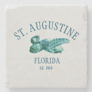 Dessous-de-verre En Pierre Tortue marine St Augustine Florida Est Beach