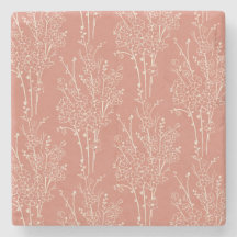 Tossed Floral Silhouette Botanical | Terracotta