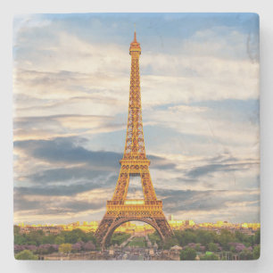 Dessous-de-verre En Pierre Tour Paris / Eiffel