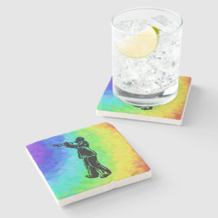 Dessous-de-verre En Pierre Trumpet New York Boogie Nights Rainbow