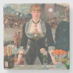 Dessous-de-verre En Pierre Un bar aux Folies-Bergère Edouard Manet