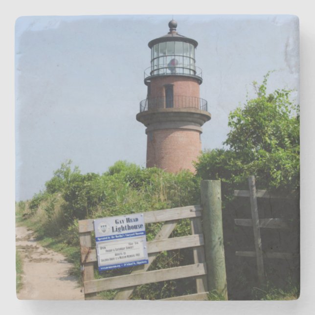 Dessous-de-verre En Pierre USA, Massachusetts, Martha's Vineyard, Aquinnah. (Devant)