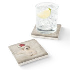 Vacances de Noël - casquette de Père Noël de chiot