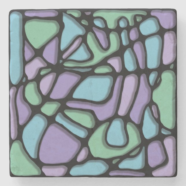 Dessous-de-verre En Pierre Verre Neuroart (Devant)