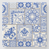 Victorian Majolica : Patchwork Tile Motif.