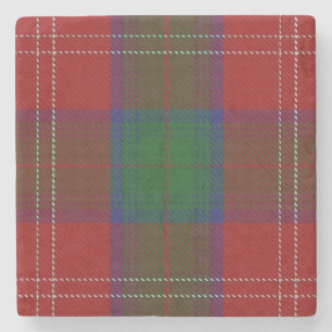 Dessous-de-verre En Pierre Vieux tartan écossais de Chisholm de clan de