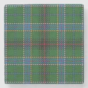Dessous-de-verre En Pierre Vieux tartan écossais de Duncan de clan de tavern