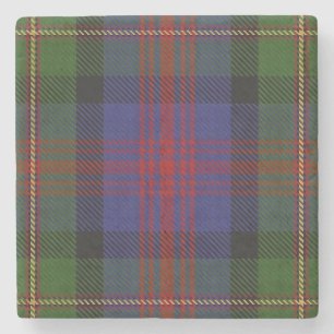 Dessous-de-verre En Pierre Vieux tartan écossais de MacLennan de clan de