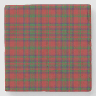 Dessous-de-verre En Pierre Vieux tartan écossais de Matheson de clan de