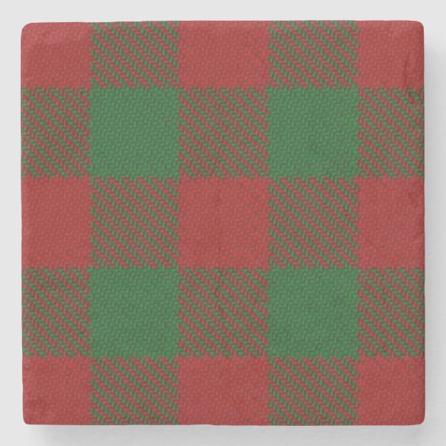 Dessous-de-verre En Pierre Vieux tartan écossais de Moncreiffe Moncrief de (Devant)