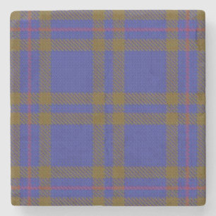 Dessous-de-verre En Pierre Vieux tartan écossais d'Elliot Elliott de clan de