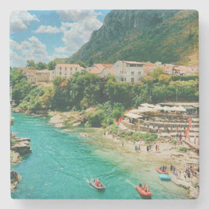 Dessous-de-verre En Pierre Ville de Mostar - Bosnie-Herzégovine