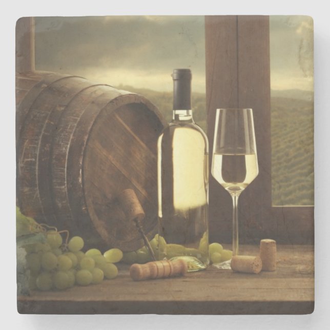 Dessous-de-verre En Pierre Vin (Devant)