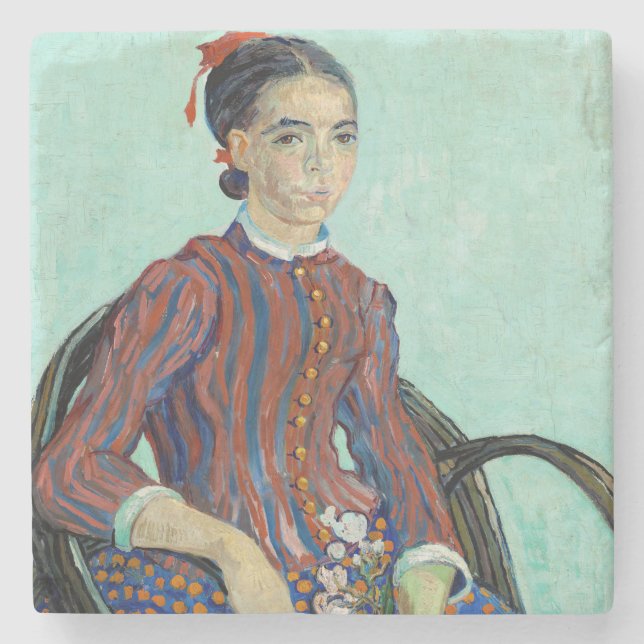 Dessous-de-verre En Pierre Vincent van Gogh - La Mousme (Devant)