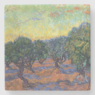 Dessous-de-verre En Pierre Vincent Van Gogh Olive Grove Impressionnisme Art