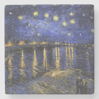 Vincent Van Gogh Starry Night Over The Rhone